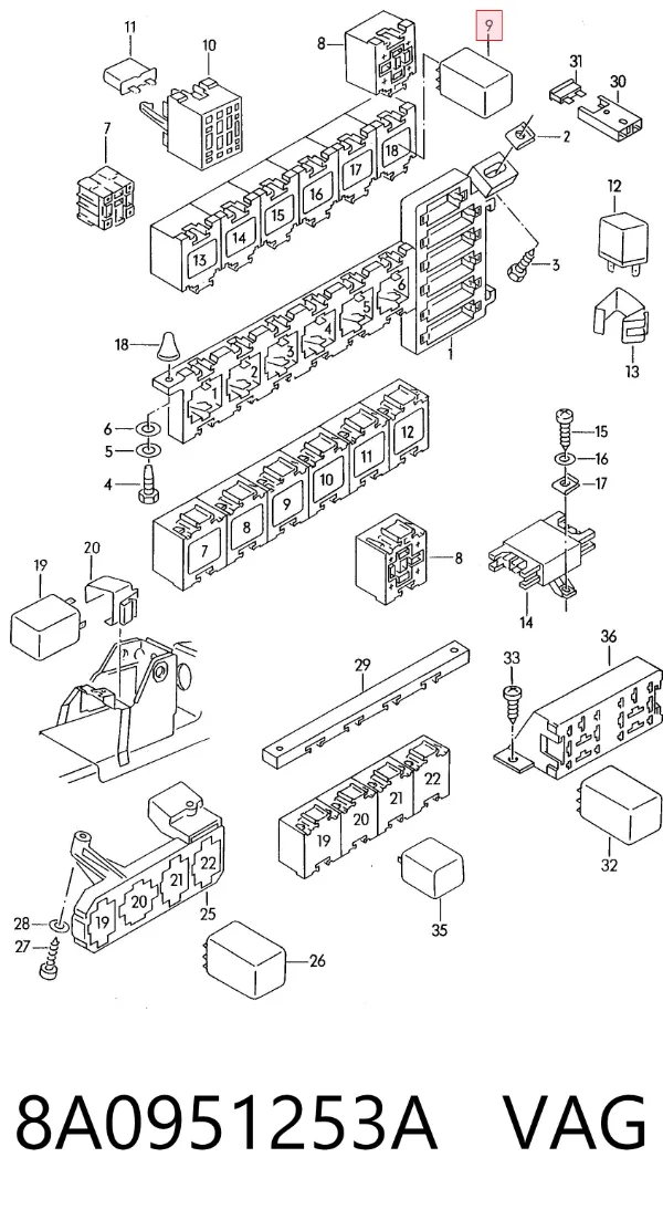  8A0951253A VAG