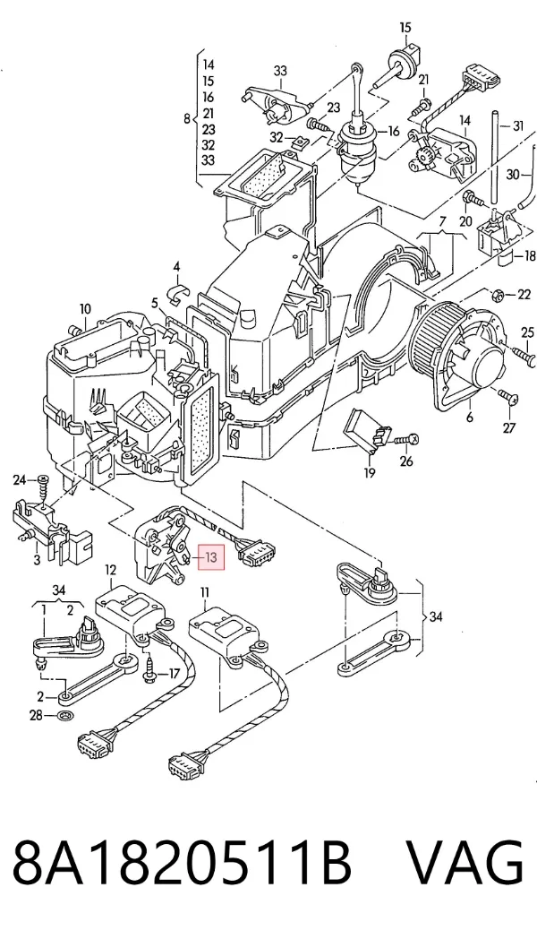  8A1820511B VAG