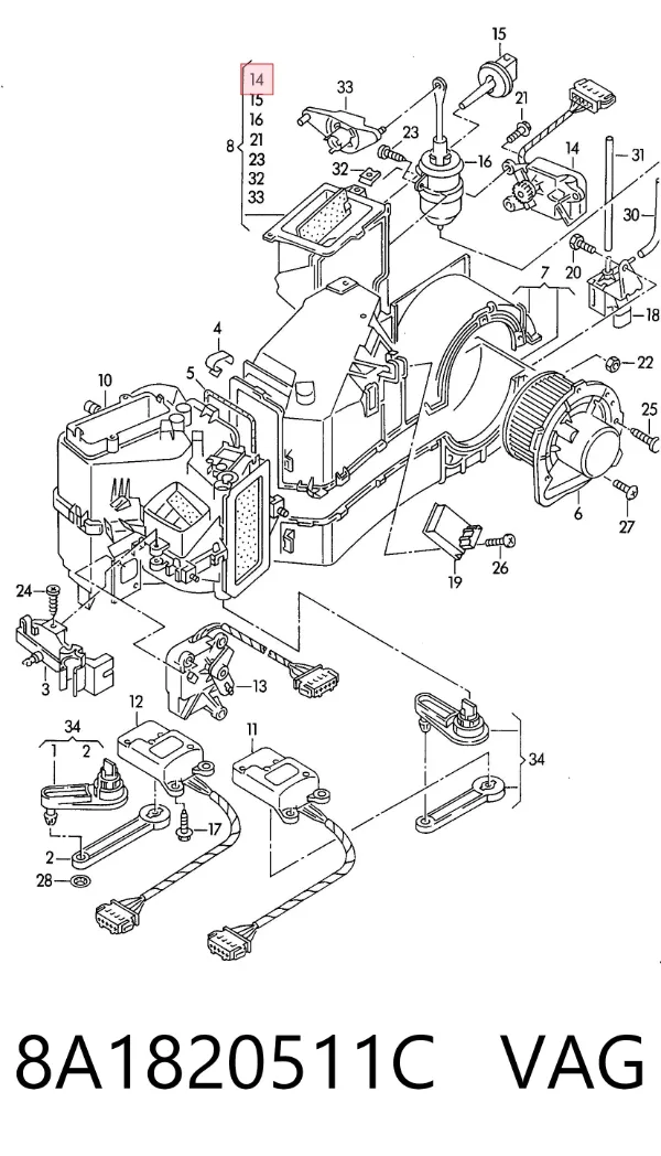  8A1820511C VAG