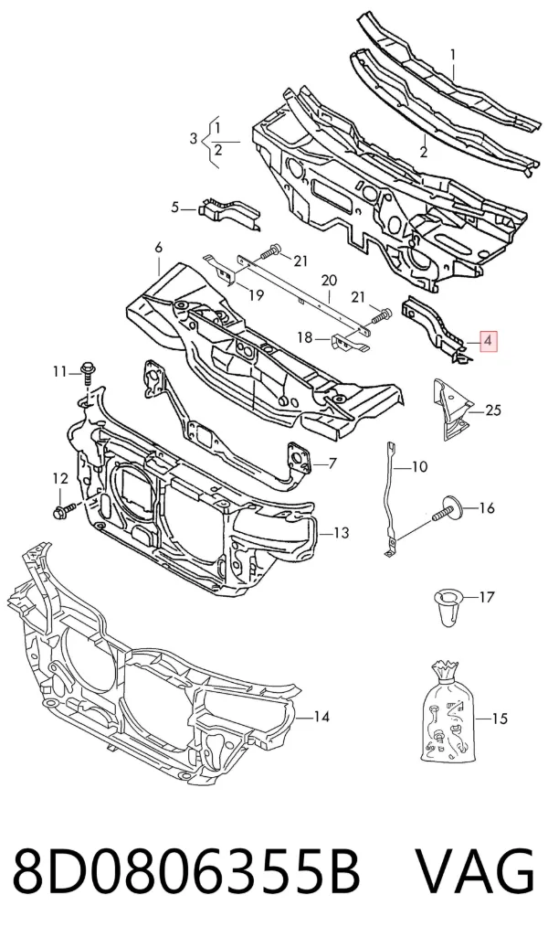  8D0806355B VAG