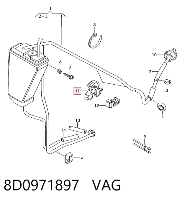  8D0971897 VAG