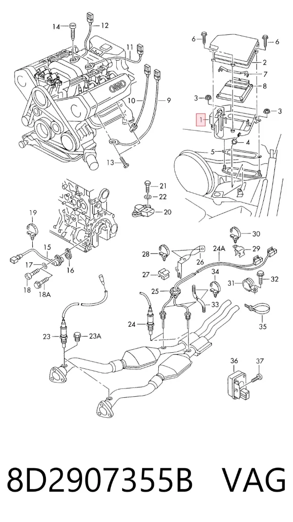  8D2907355B VAG