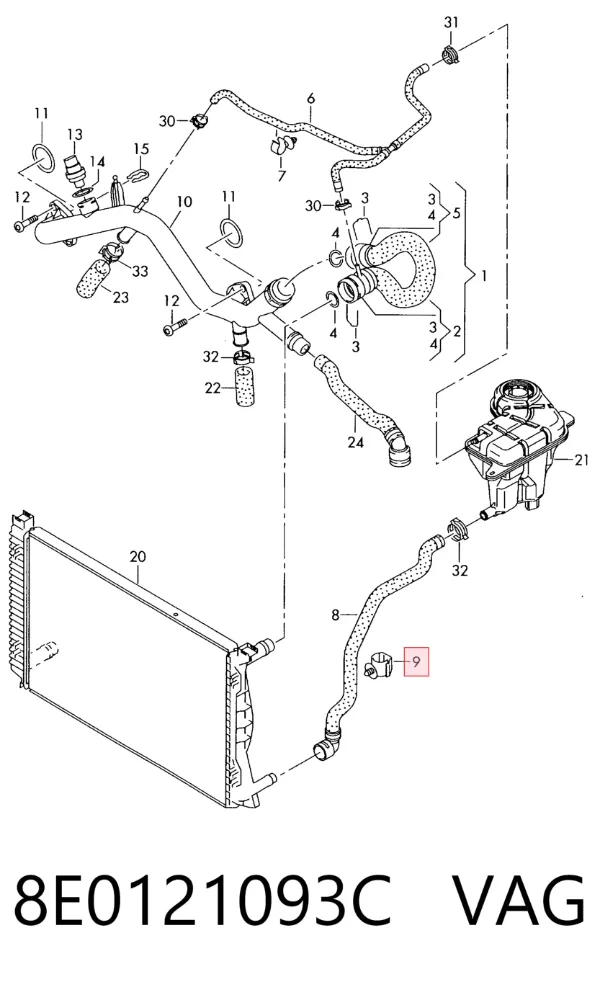 8E0121093C VAG