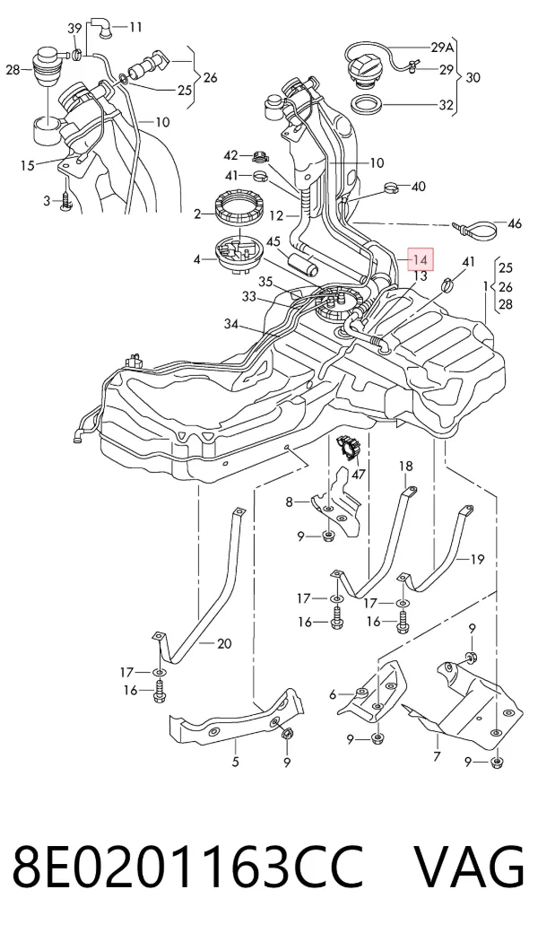  8E0201163CC VAG