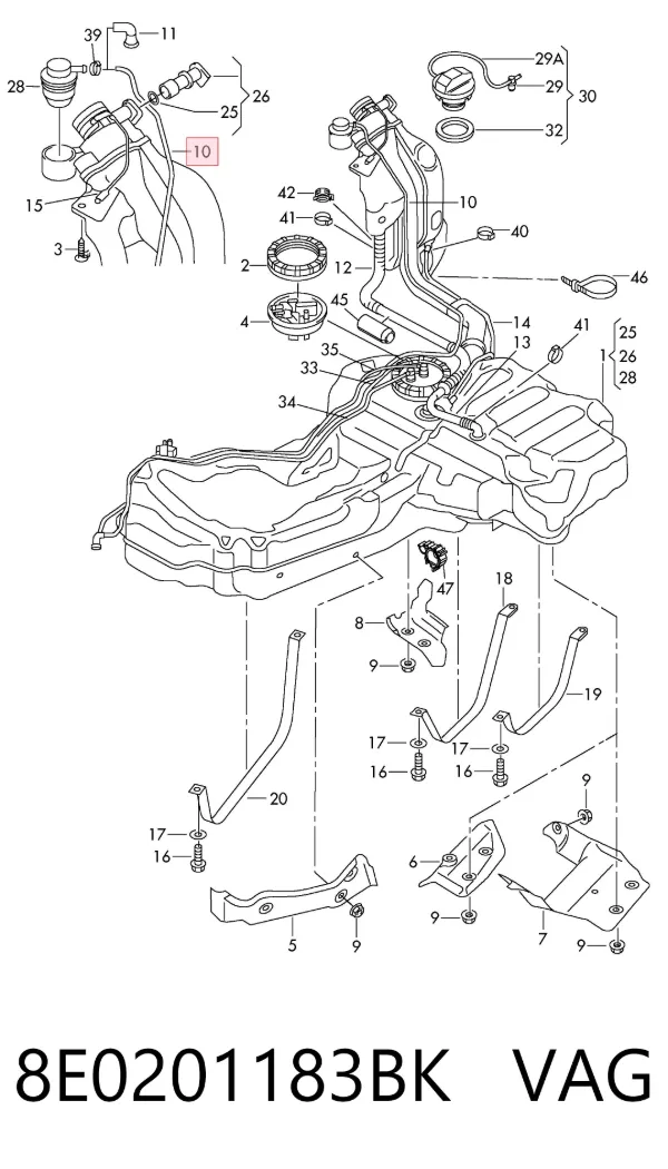  8E0201183BK VAG
