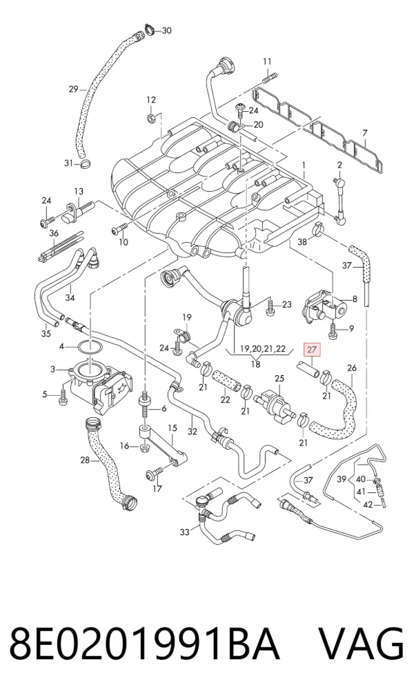  8E0201991BA VAG
