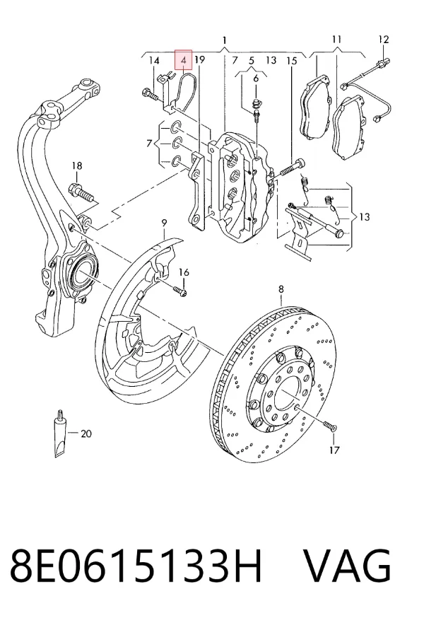  8E0615133H VAG