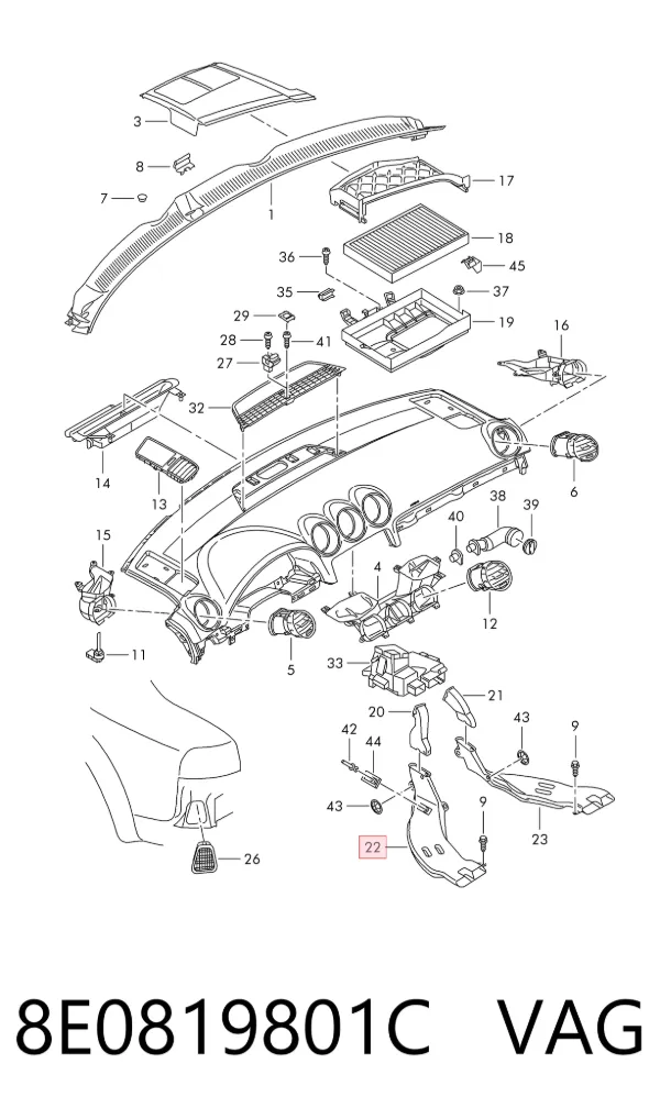  8E0819801C VAG