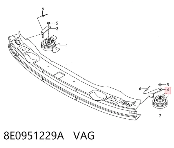  8E0951229A VAG