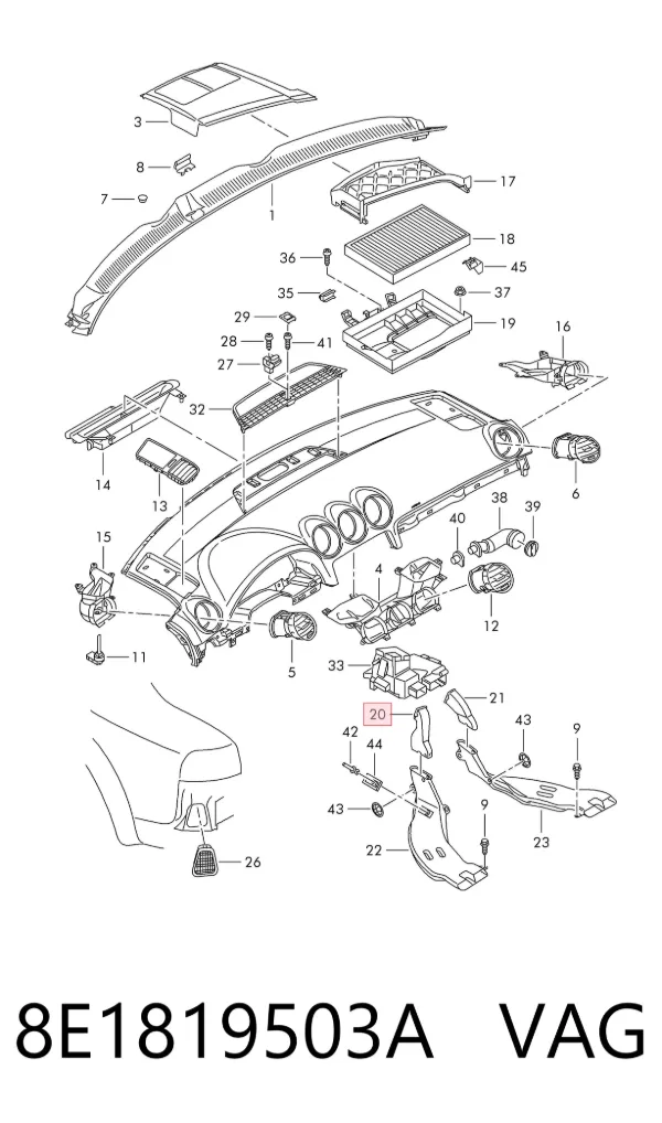  8E1819503A VAG