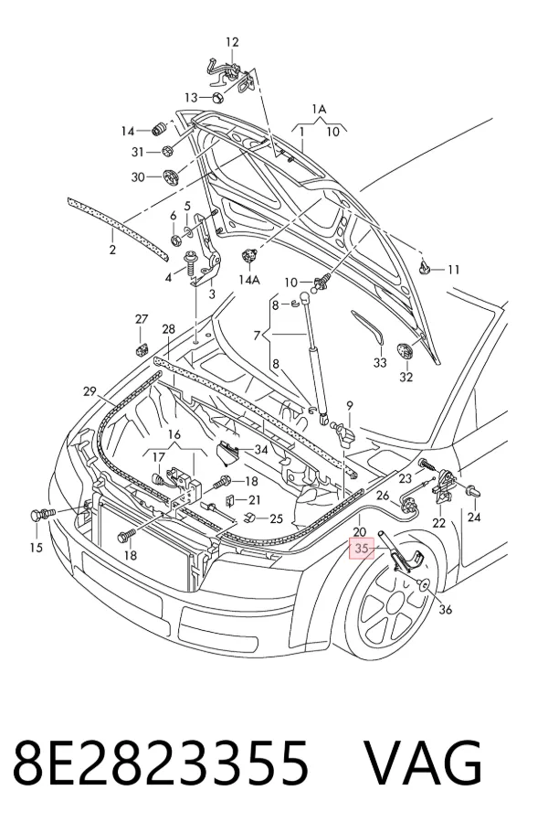  8E2823355 VAG