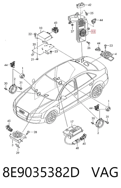 Subwoofer VAG 8E9035382D