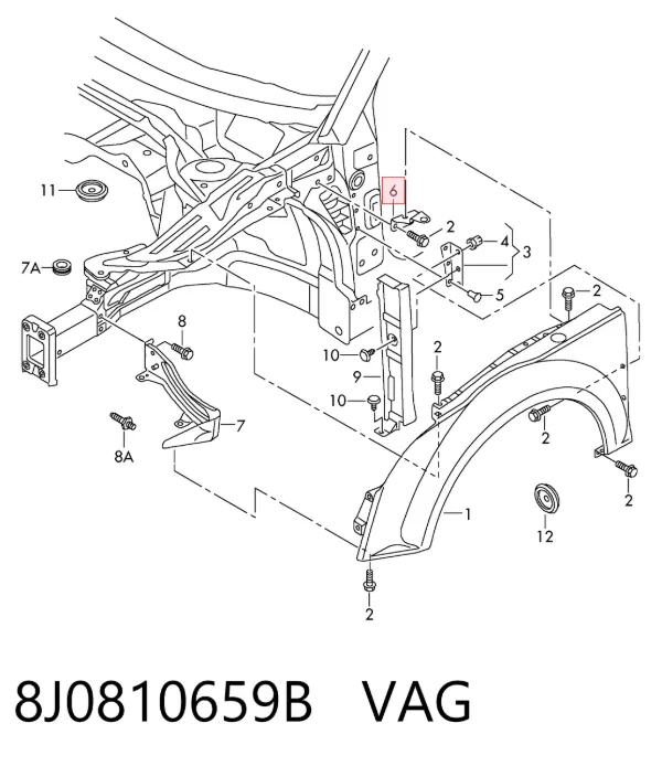  8J0810659B VAG