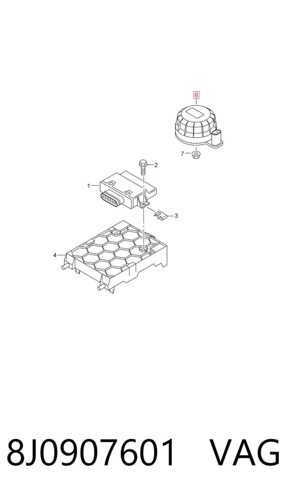 Simposer 8J0907601 VAG