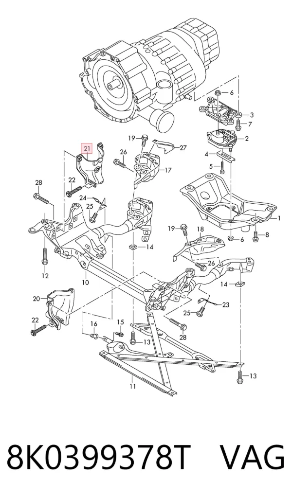  8K0399378T VAG