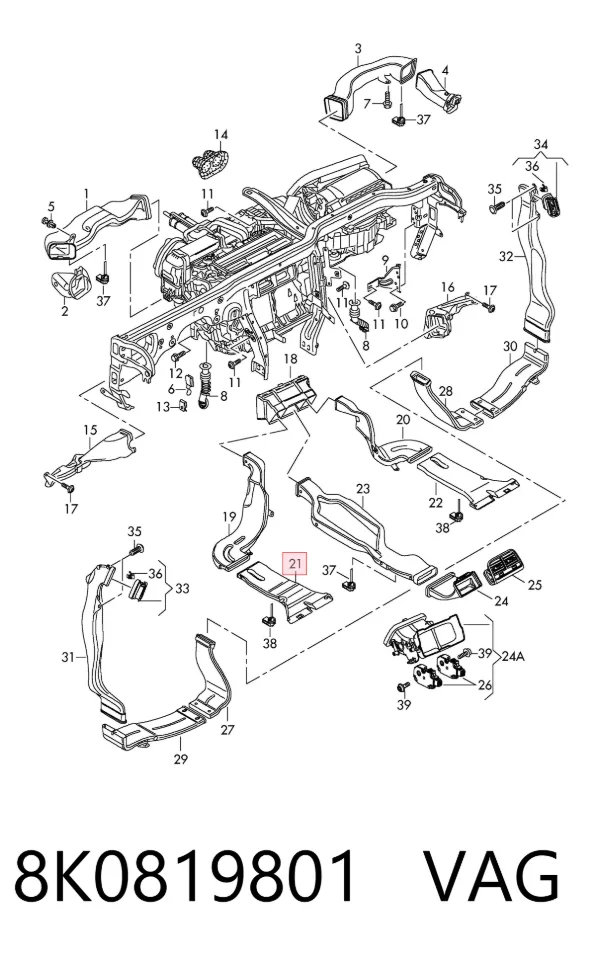  8K0819801 VAG