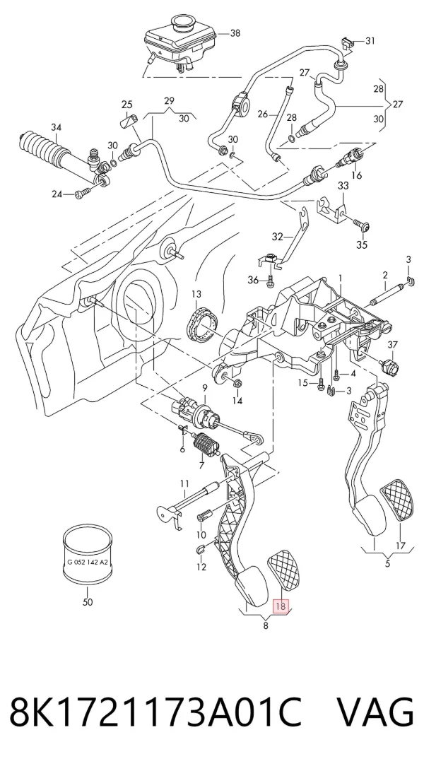  8K1721173A01C VAG
