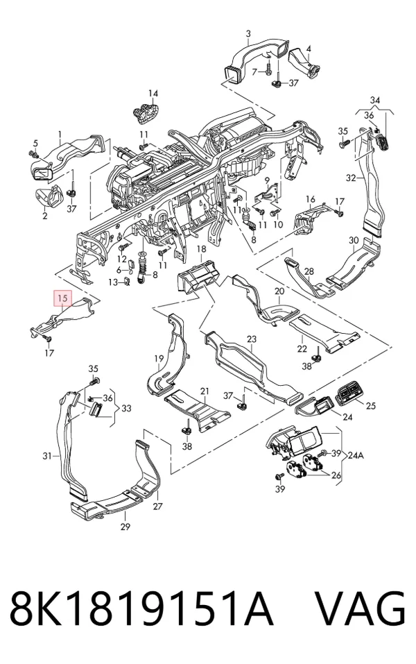  8K1819151A VAG