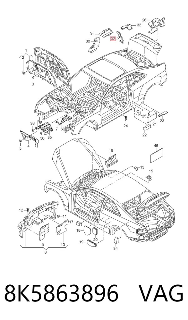  8K5863896 VAG