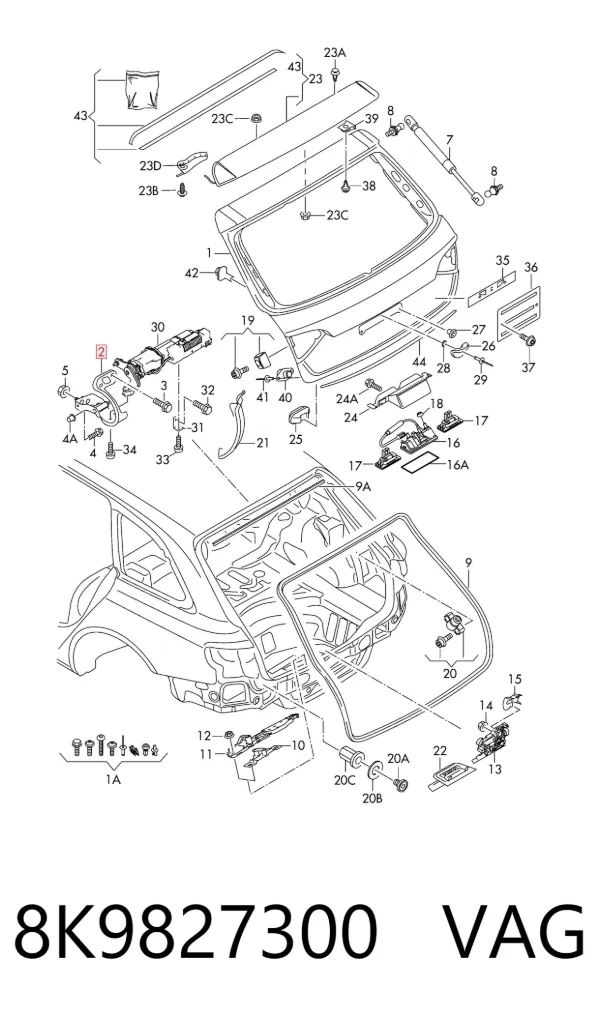  8K9827300 VAG