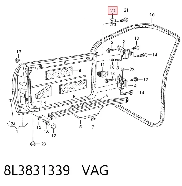  8L3831339 VAG