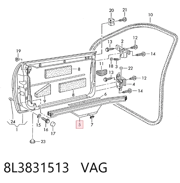  8L3831513 VAG
