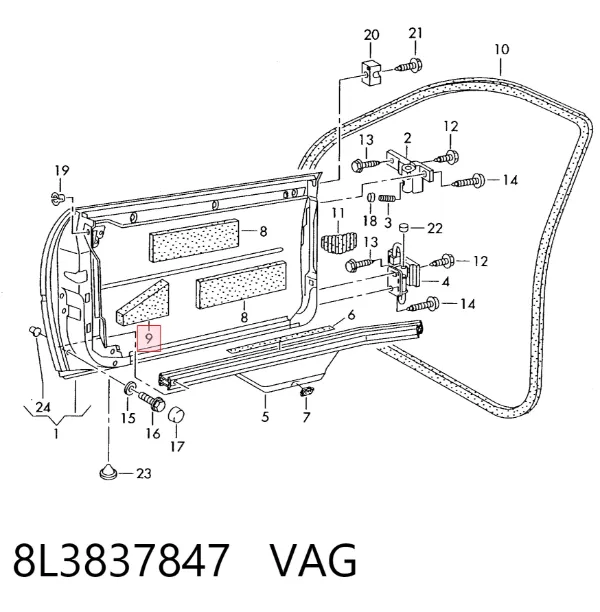  8L3837847 VAG