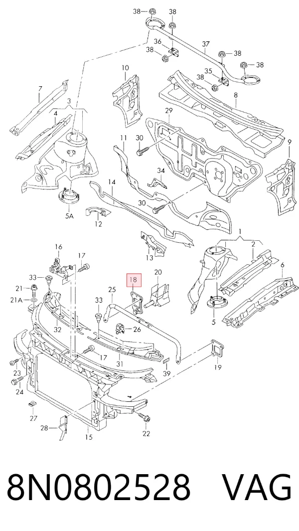  8N0802528 VAG