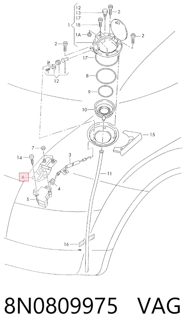  8N0809975 VAG