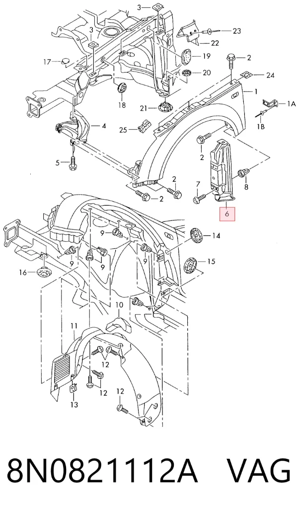  8N0821112A VAG