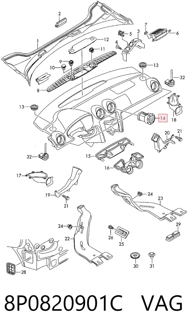  8P0820901C VAG