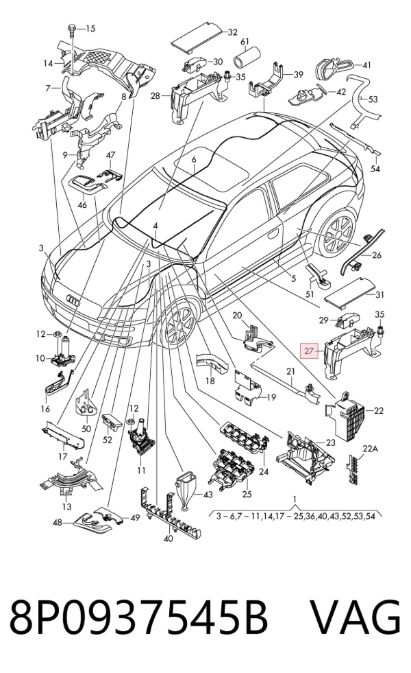  8P0937545B VAG