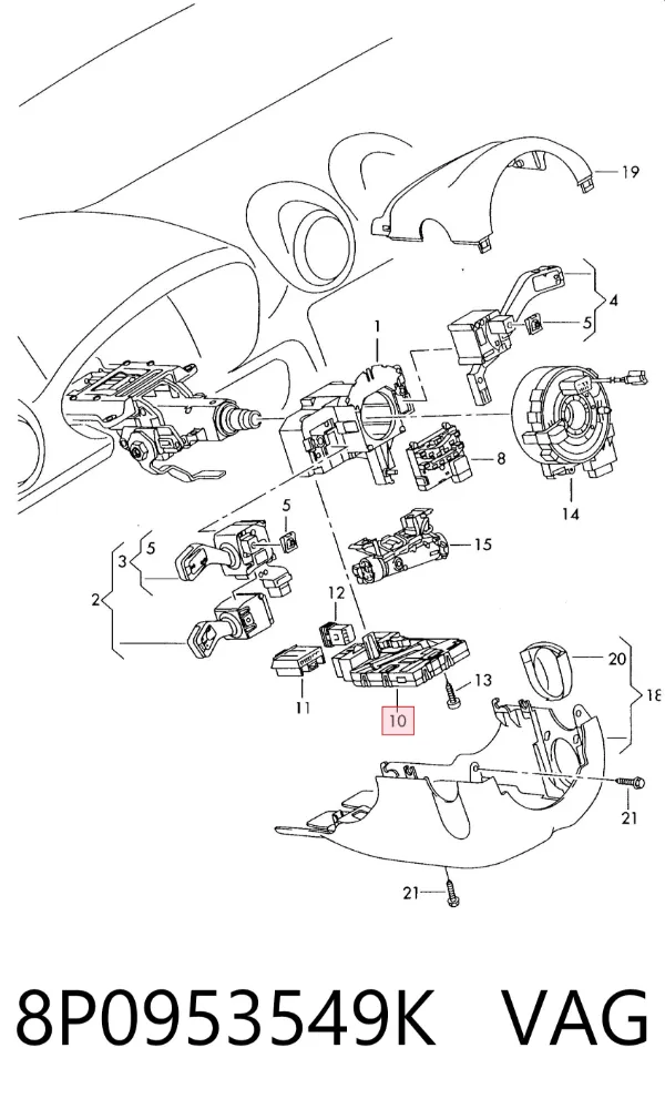  8P0953549K VAG