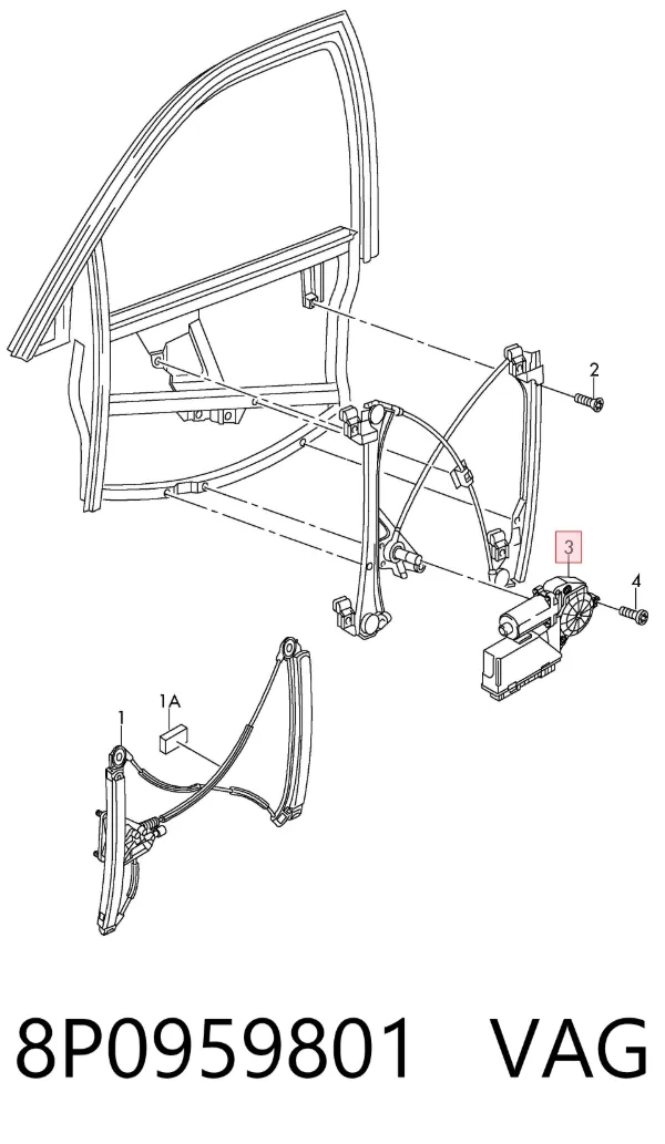  8P0959801 VAG