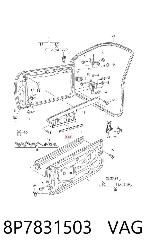  8P7831503 VAG