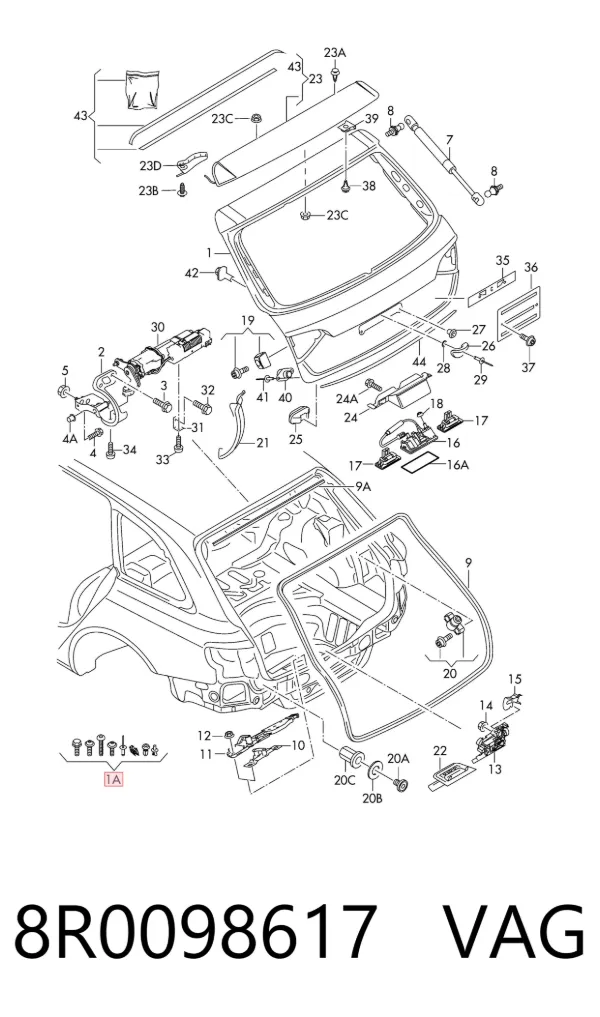  8R0098617 VAG