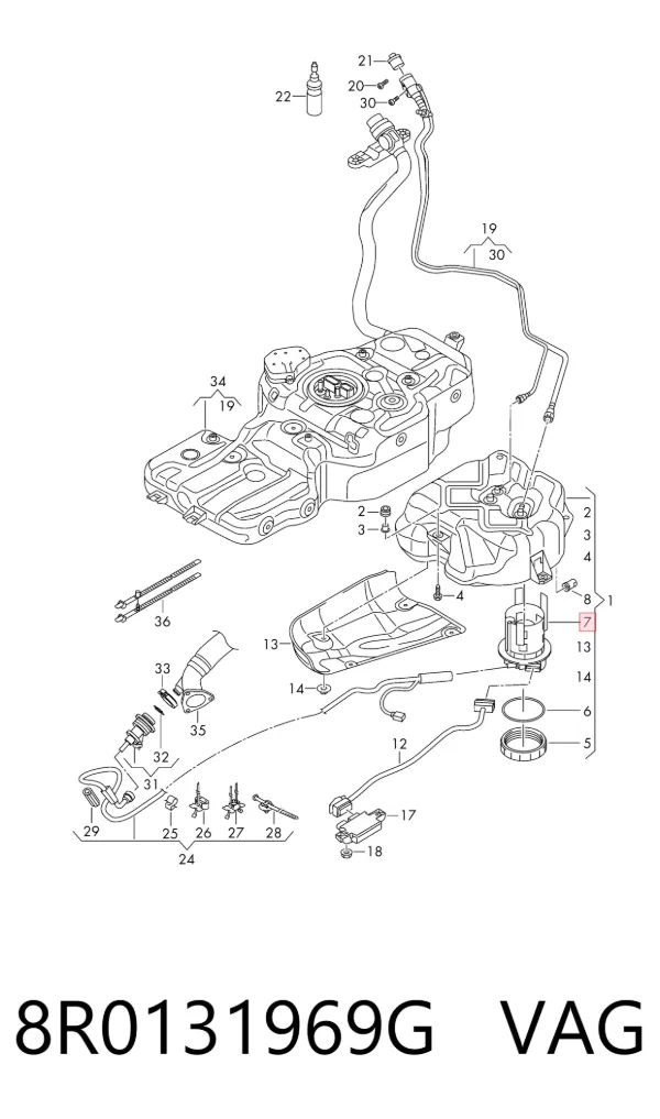 Bomba AdBlue 8R0131969G VAG
