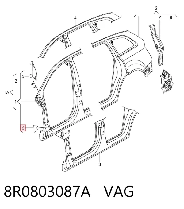  8R0803087A VAG