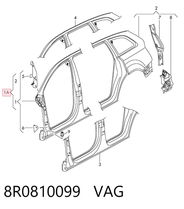  8R0810099 VAG