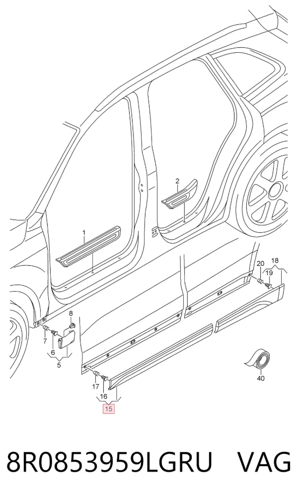  8R0853959LGRU VAG