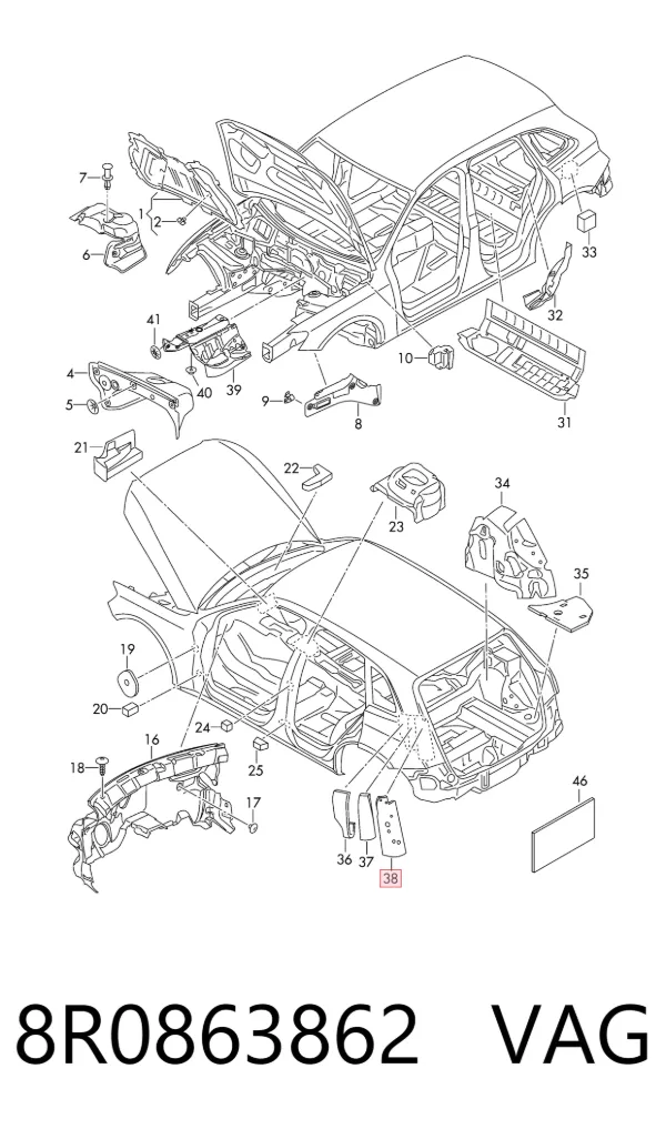  8R0863862 VAG