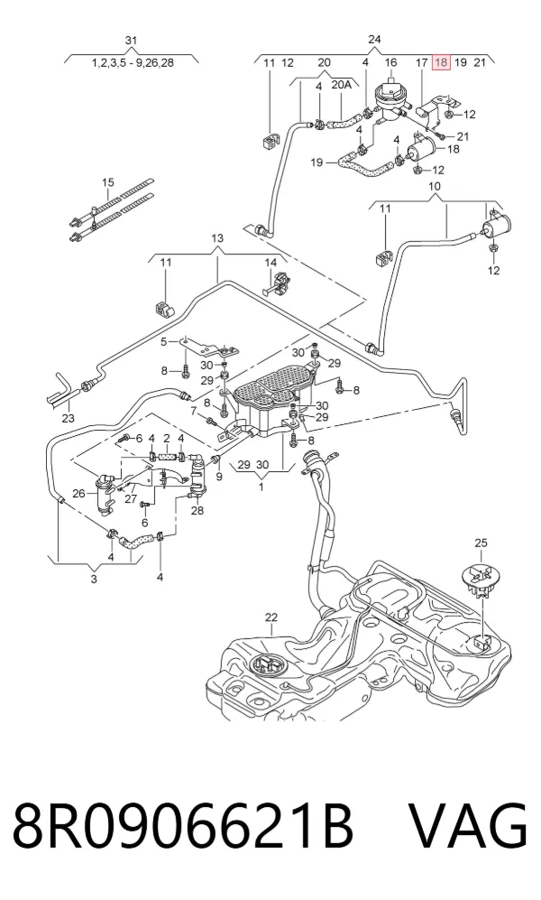 8R0906621B VAG