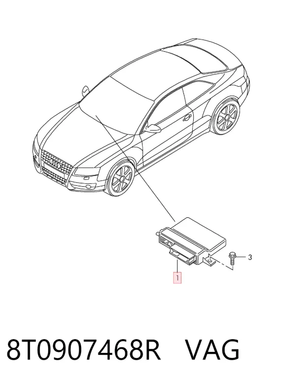 Módulo de interfaz de diagnóstico 8T0907468R VAG