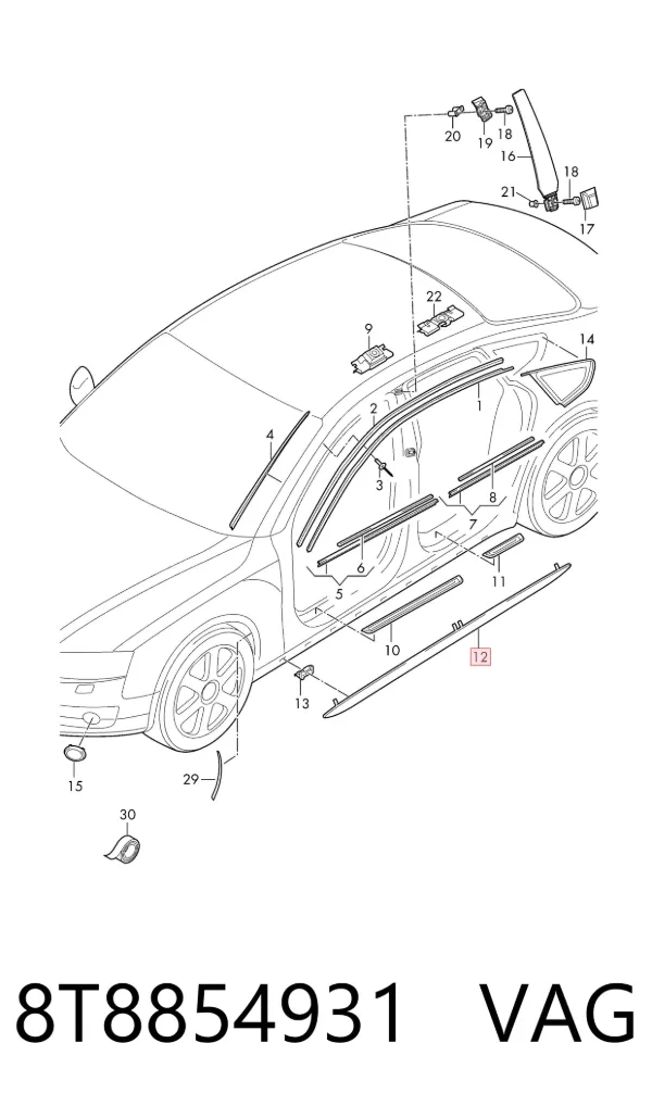  8T8854931 VAG
