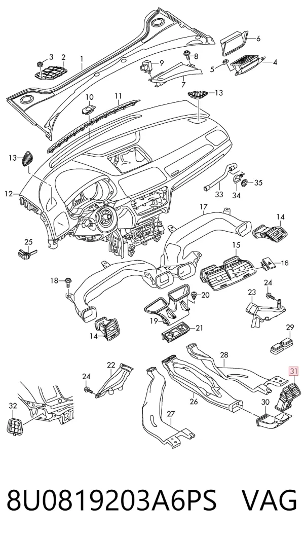  8U0819203A6PS VAG