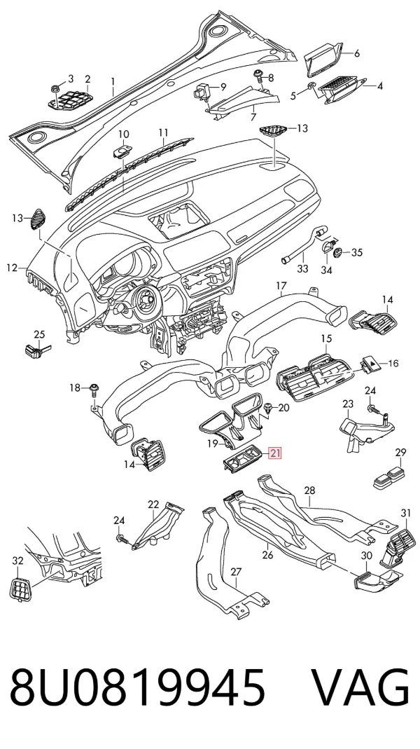  8U0819945 VAG