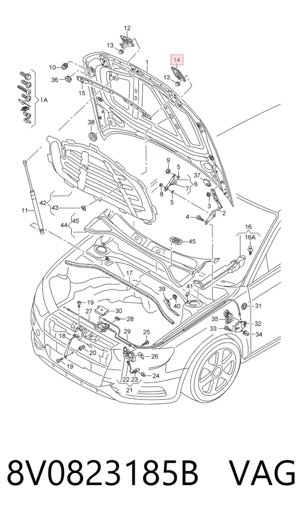  8V0823185B VAG