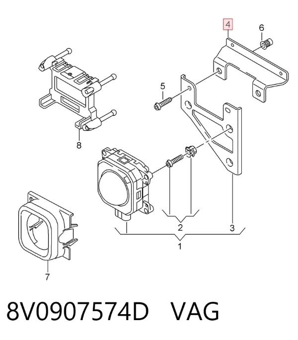  8V0907574D VAG