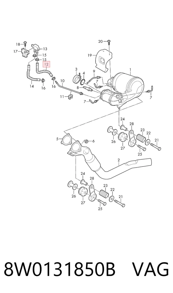  8W0131850B VAG