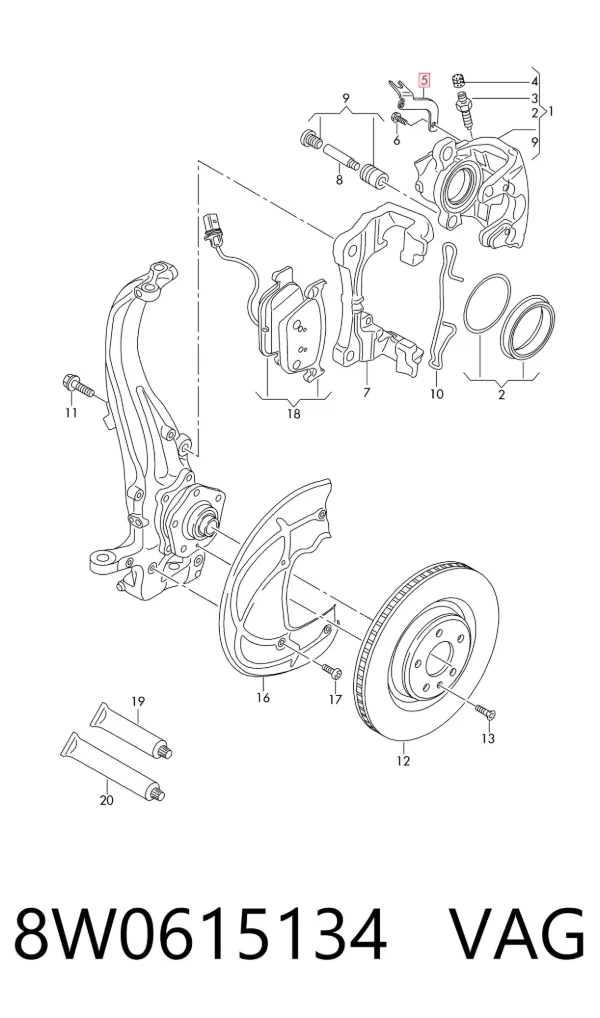  8W0615134 VAG